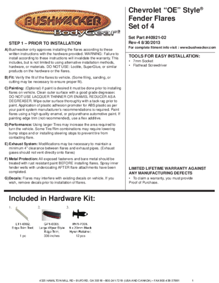Installation Manual